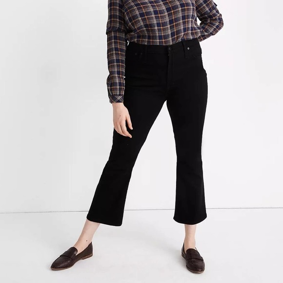 Madewell Denim - Madewell Cali Demi Boot Jeans Black Carbondale
